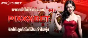 บาคาร่าไม่ใช่ดวงล้วน PIXXYBET จัดให้ ดูเค้าไพ่เป็น กำไรพุ่ง